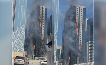 Qatar West Bay tower fire Accident Update