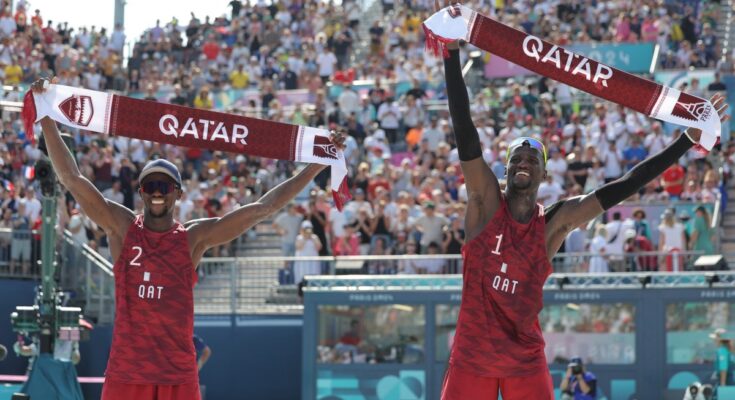 A perfect score: Qatari beach volleyball stars dominate Paris 2024 Olympic Pool Play